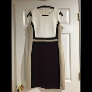COPY - Calvin Klein color block dress and bolero